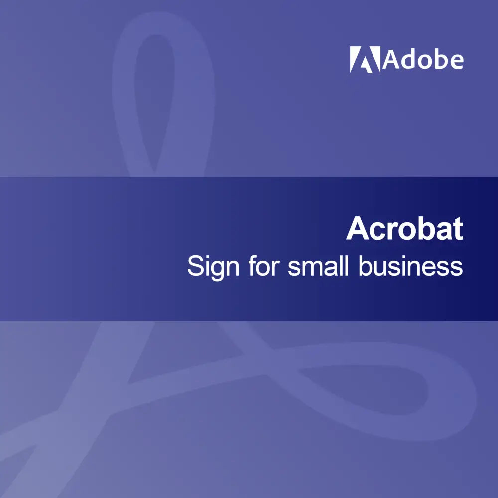 Acrobat Sign para pequeñas empresas
