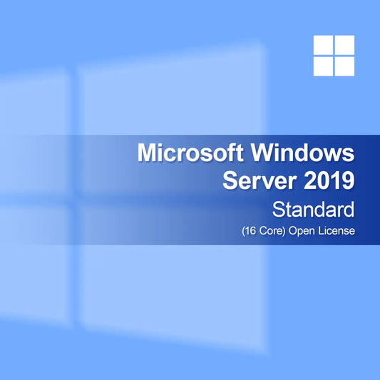Microsoft Windows Server 2019 Standard (16 Core) Licencia Abierta