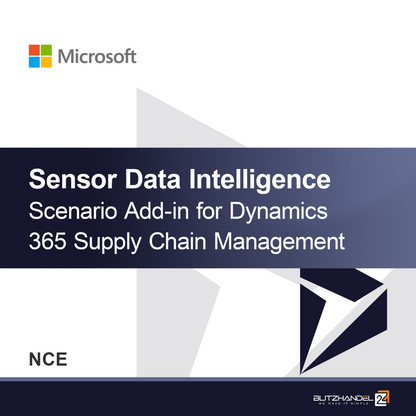 Complemento de Escenario de Inteligencia de Datos de Sensores para Dynamics 365 Supply Chain Management (NCE)