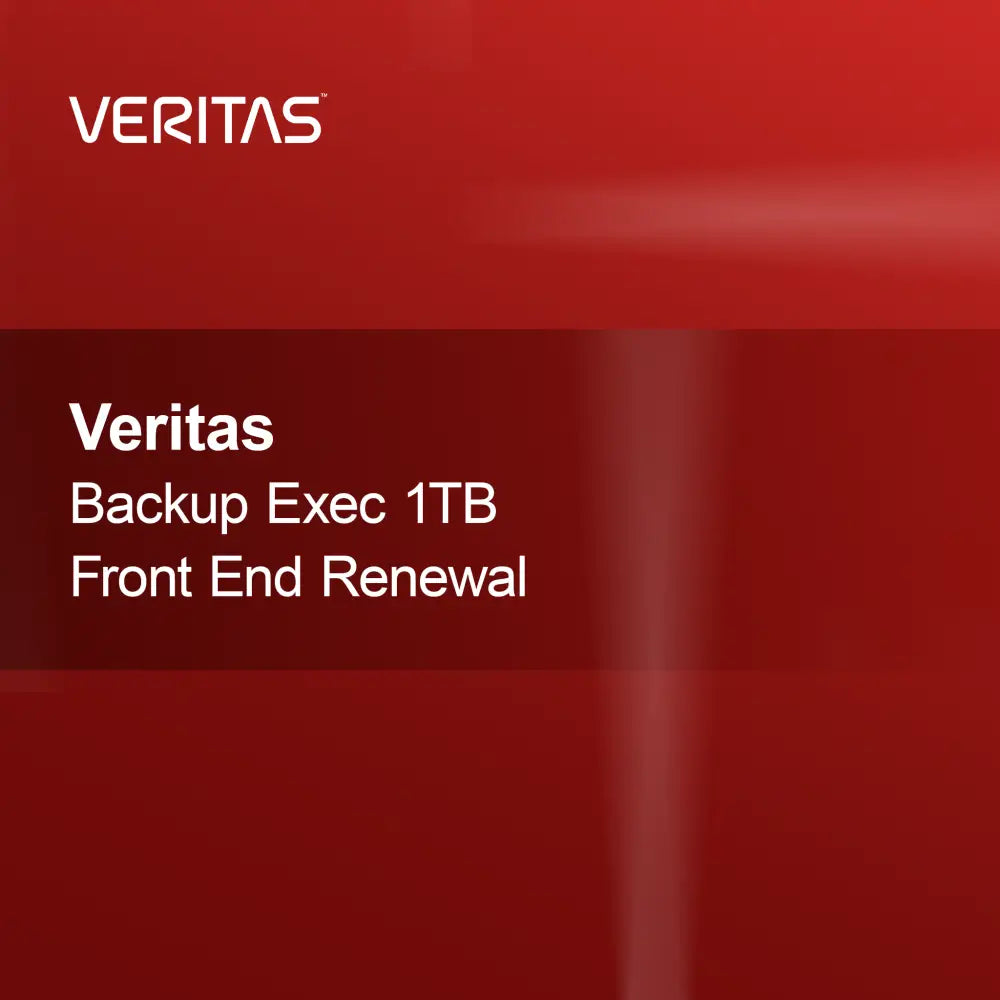Veritas Backup Exec 1TB Front End Renewal
